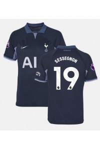Tottenham Hotspur Ryan Sessegnon #19 Jalkapallovaatteet Vieraspaita 2023-24 Lyhythihainen